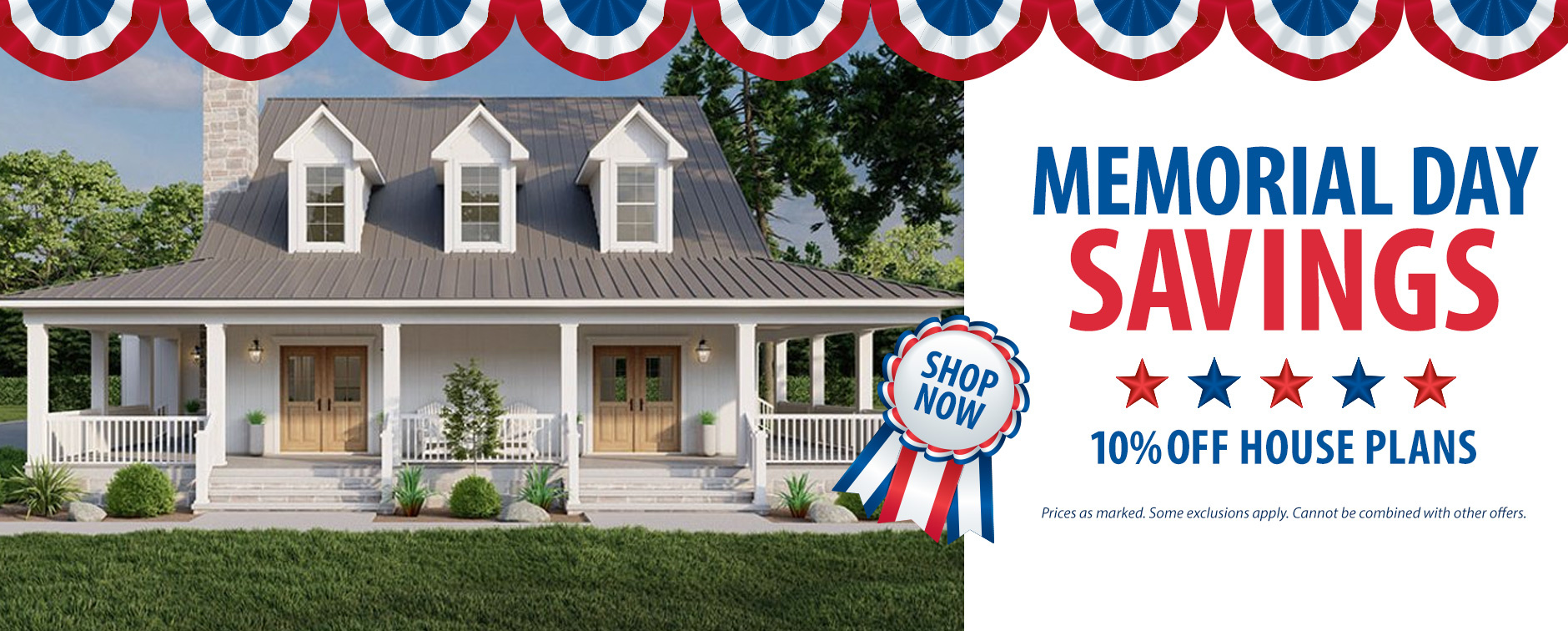 Explore the Memorial Day Sale and Get 10% Off House Plans